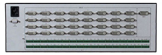 32進(jìn)1出DVI加音頻切換器